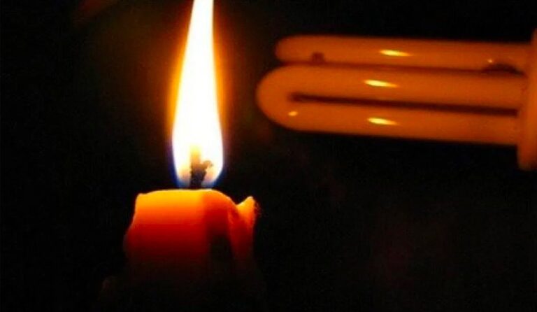 Poste de luz en Comodoro Rivadavia