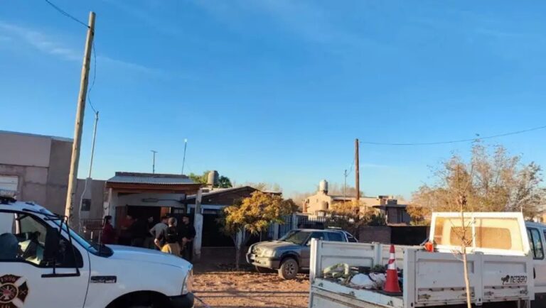 Vivienda en Rincón de los Sauces donde ocurrió la explosión