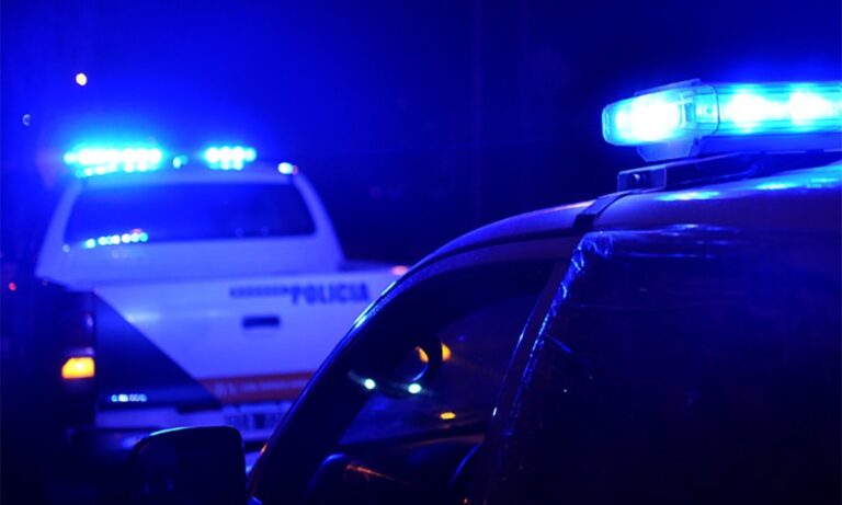 Escena del crimen en la calle Rivadavia de San Francisco Solano