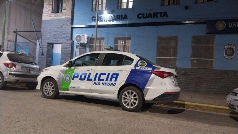 Escena del crimen en calle Turrín, Cipolletti