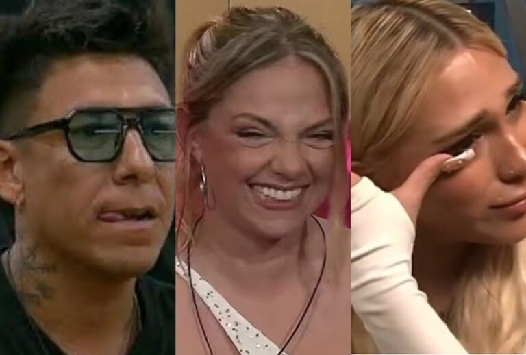 Brian Sarmiento y Tamara Paganini en una cama dentro de Gran Hermano Generación Dorada