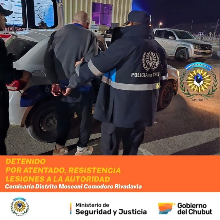 Efectivos policiales en un operativo de seguridad durante un recital