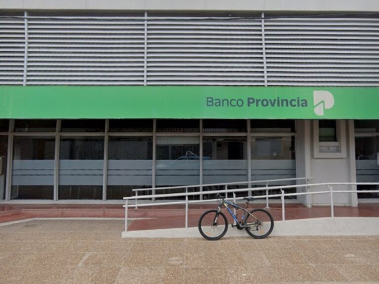 Sucursal del Banco Provincia en Baradero donde se frustró el intento de robo