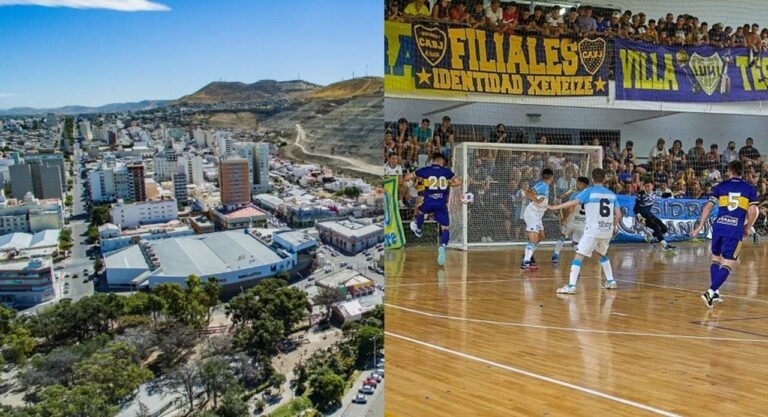 Presentación oficial del Futsal AFA en Comodoro Rivadavia con autoridades del Consejo Federal y dirigentes locales