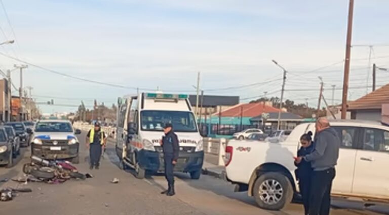 Accidente de tránsito en Comodoro Rivadavia