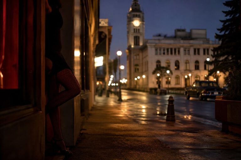 Fotografía antigua de Comodoro Rivadavia con calles y edificios de principios del siglo XX
