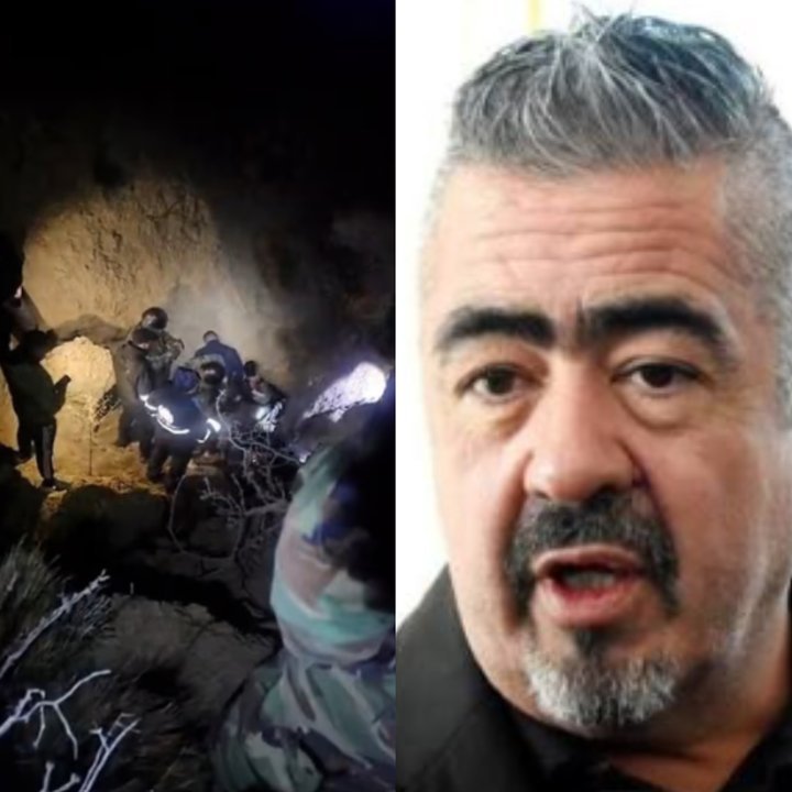 Ministro de Seguridad de Chubut Héctor Iturrioz en conferencia de prensa