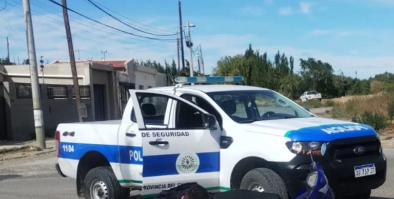 Policía de Comodoro Rivadavia durante operativo de búsqueda