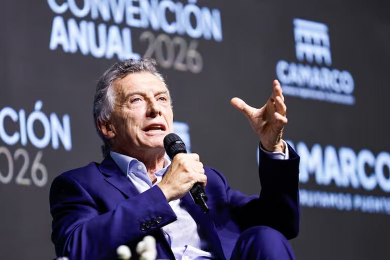 Mauricio Macri en el cierre de la Convención Anual de la Construcción