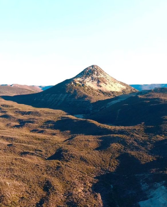 Vista panorámica desde la cumbre del Pico Salamanca en Comodoro Rivadavia