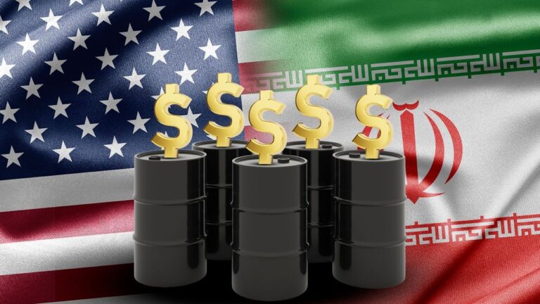 Gráfico de cotización del petróleo Brent y WTI en baja