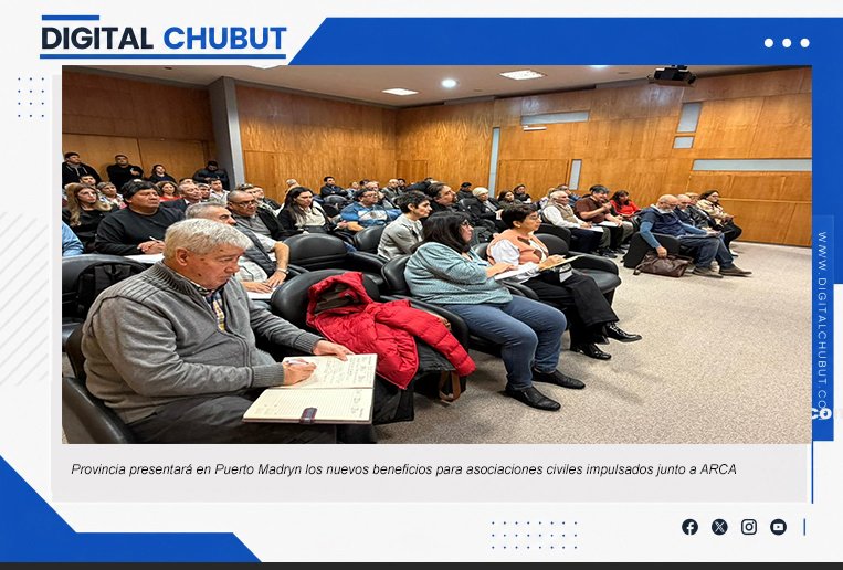 Reunión informativa sobre beneficios para asociaciones civiles en Puerto Madryn