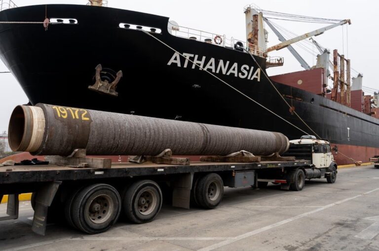 Puerto Dock Sud con tubería de acero para proyecto VMOS
