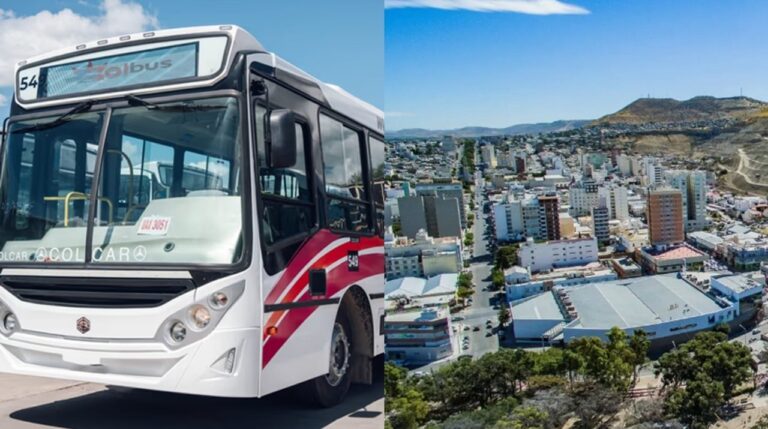 Colectivos de Sol Bus para el transporte público de Comodoro Rivadavia