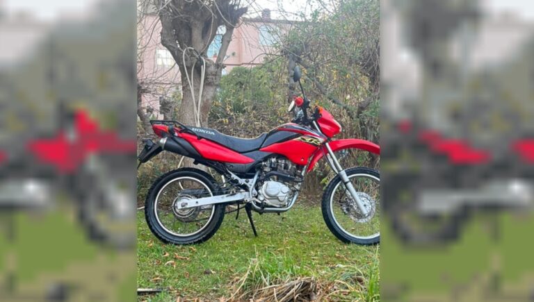 Moto Honda XR 125L recuperada en Comodoro Rivadavia