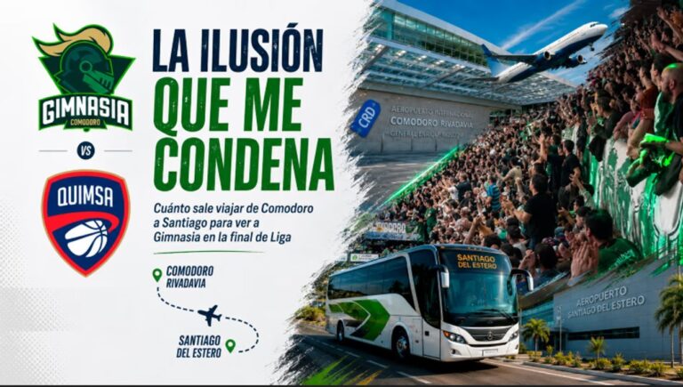 Hinchas de Gimnasia y Esgrima de Comodoro Rivadavia en el estadio