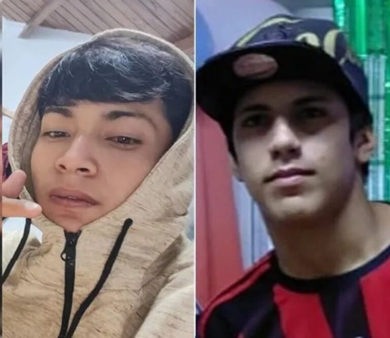 Fotografía de los adolescentes desaparecidos Joaquín Domínguez y Thiago Michael Inostroza