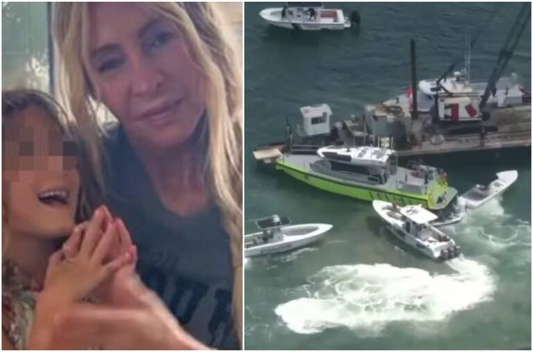 Imagen del remolcador involucrado en el accidente en la Bahía de Biscayne, Miami