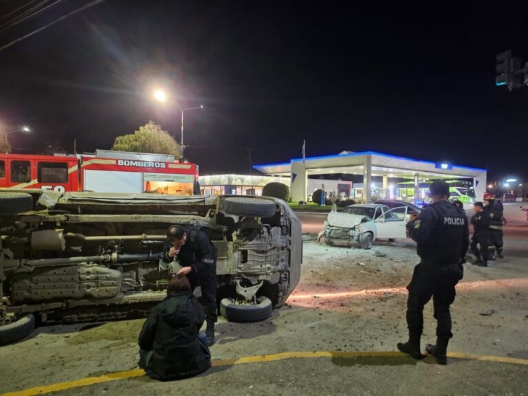 Vehículos involucrados en choque en Comodoro Rivadavia