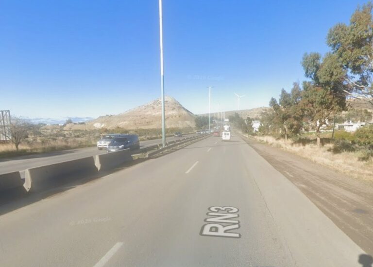 Vehículos involucrados en choque en cadena en Ruta 3, barrio Castelli