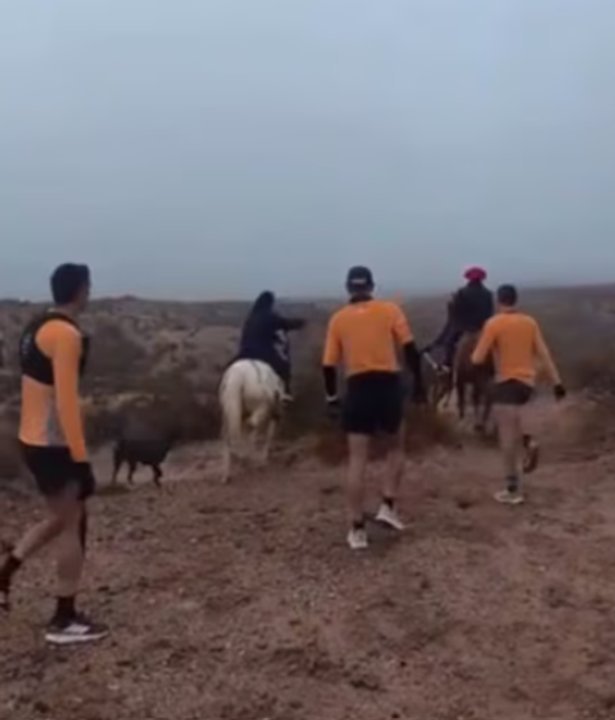 Paisaje de Paso Córdoba, General Roca, donde ocurrieron los incidentes durante la carrera Doble Apolo