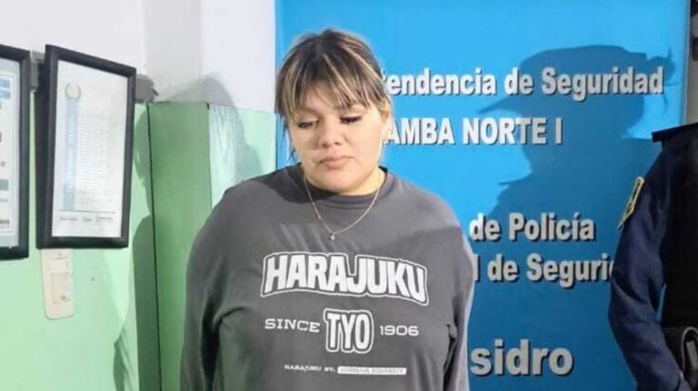Morena Rial durante una audiencia judicial