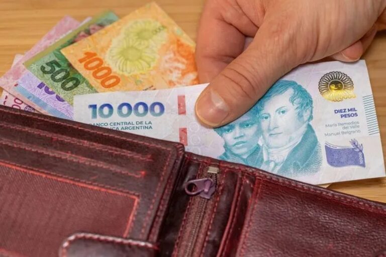 Gráfico de canasta básica y salarios en Chubut