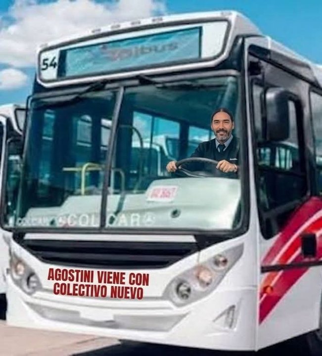 Memes de Daniel Agostini con SolBus en Comodoro Rivadavia