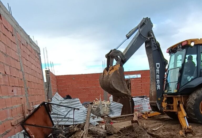 Vista del terreno fiscal recuperado en sector Radio Estación de Comodoro Rivadavia