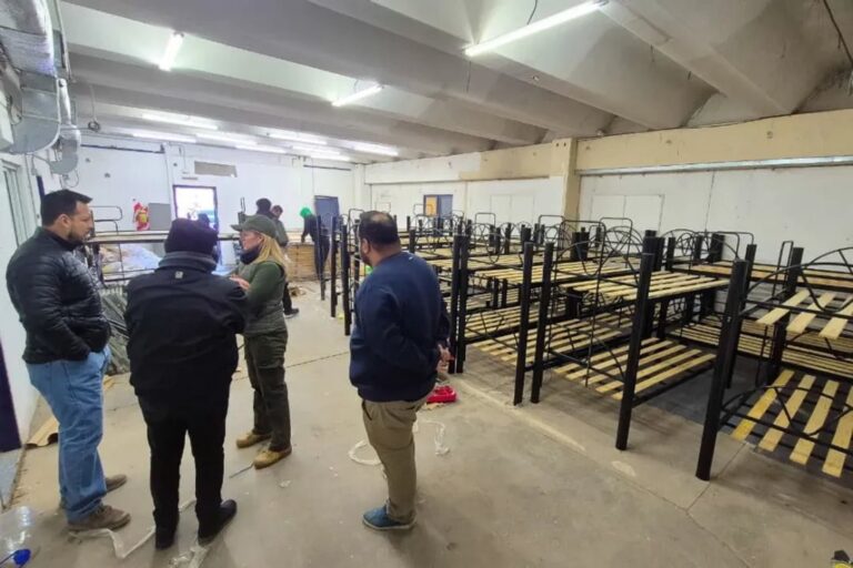Espacio de Resguardo Invernal en Neuquén con 50 plazas y hospital de campaña