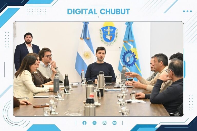 Reunión de la Mesa de Niñez y Adolescencia en Rawson con autoridades provinciales