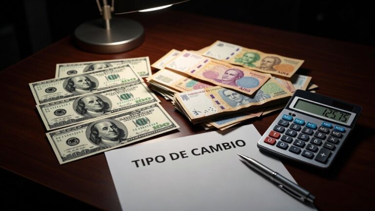 Gráfico de proyecciones de inflación y dólar 2026 en Argentina