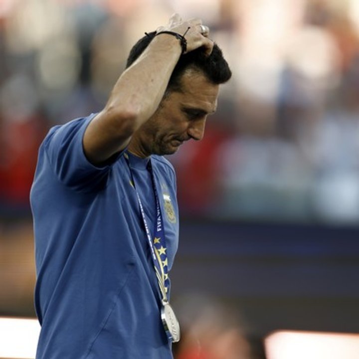 Lionel Scaloni emocionado durante conferencia de prensa tras final del Mundial 2026