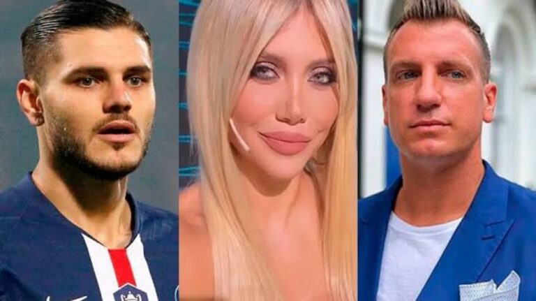 Wanda Nara en una entrevista televisiva