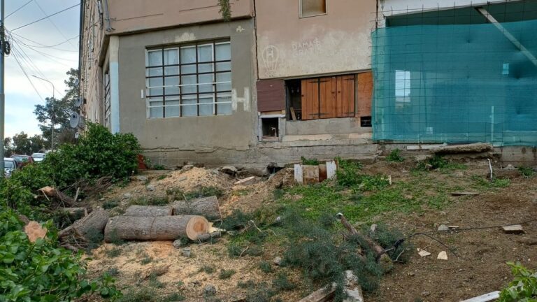 Operativo de retiro de obstáculos en el barrio LU4