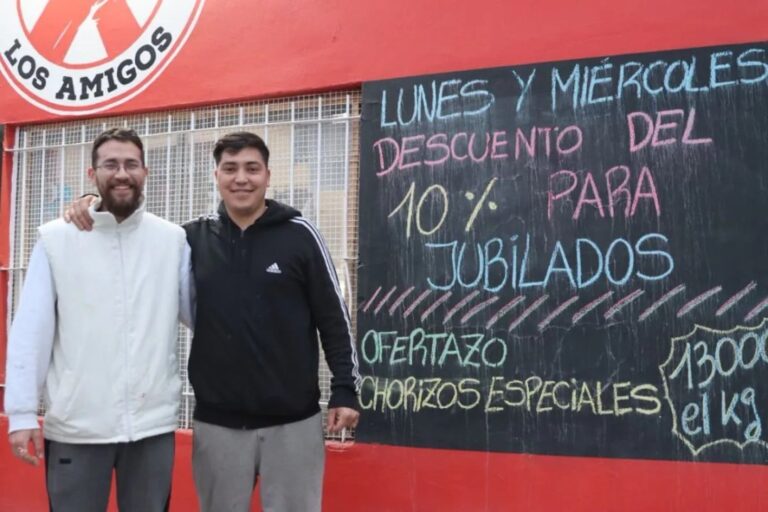 Fachada de la carnicería Los Amigos en General Roca