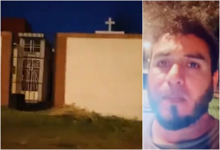 Conductor de aplicación relata episodio en cementerio