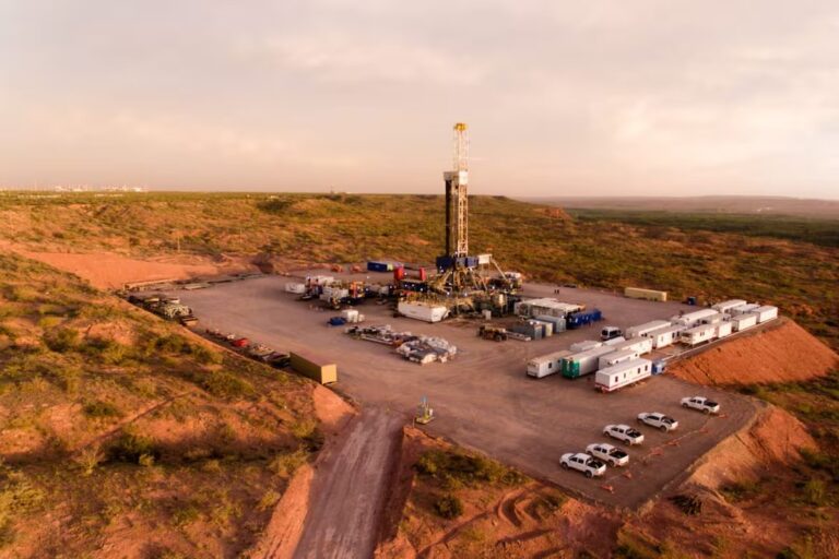 Pozos petroleros en la Cuenca del Golfo San Jorge