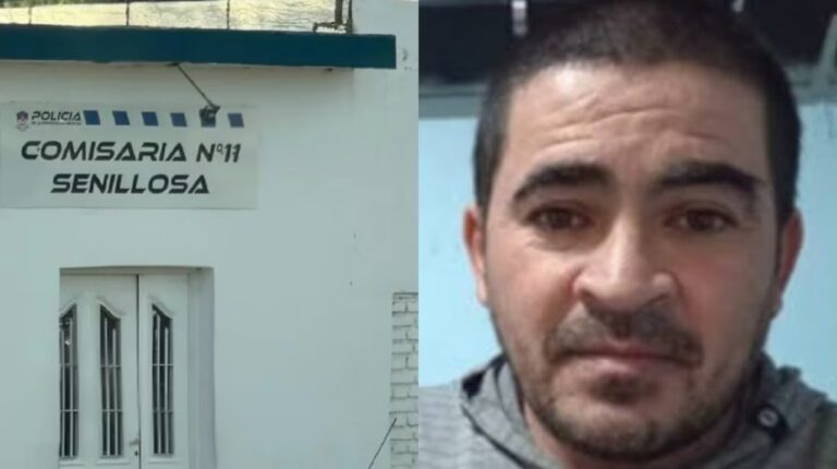 Policía de Neuquén en la zona de Senillosa durante la investigación