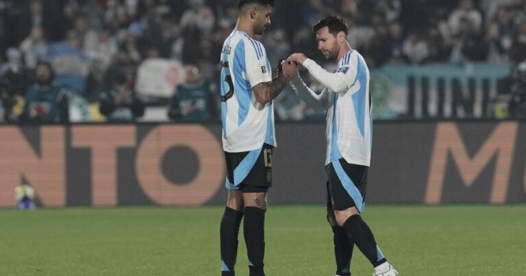 Lionel Messi con la camiseta de la Selección Argentina