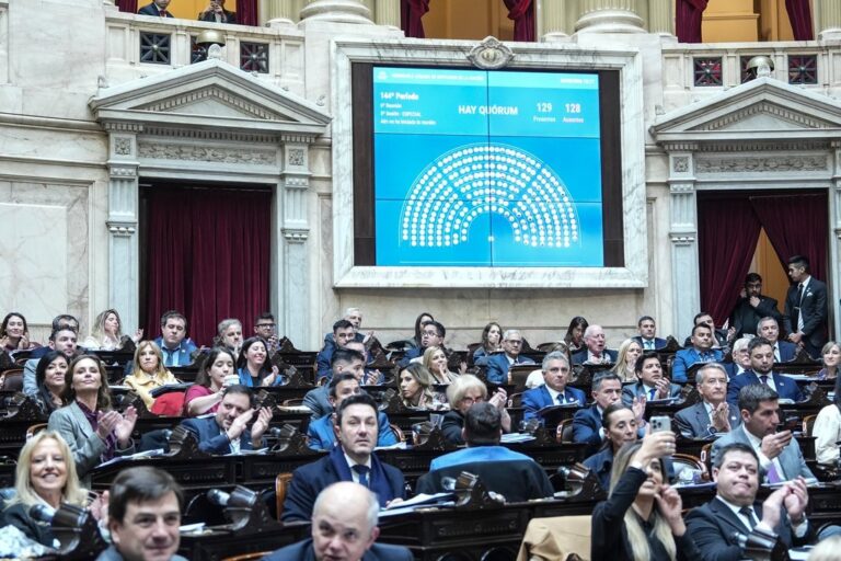 Votación en la Cámara de Diputados durante el tratamiento de Inocencia Fiscal II