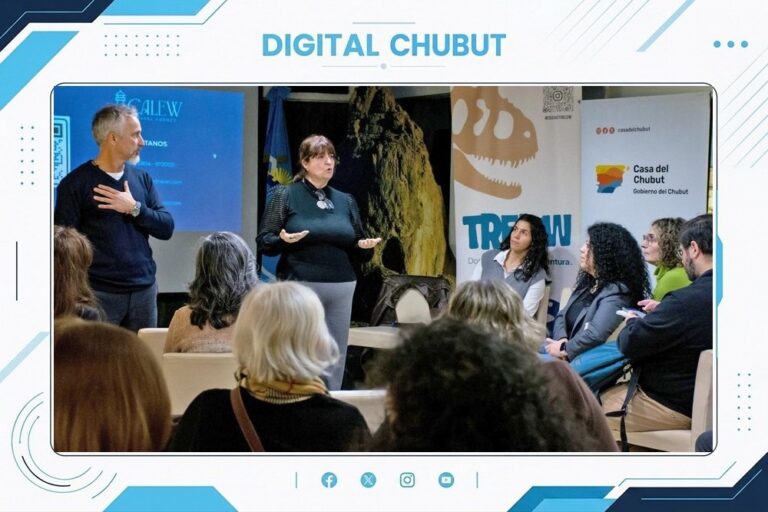 Presentación turística de Trelew en la Casa del Chubut en Buenos Aires