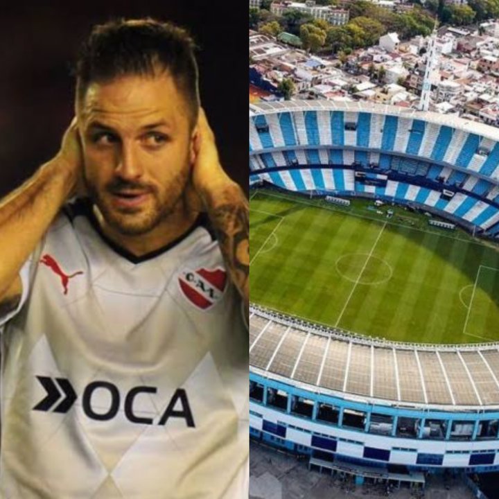 Juan Manuel Martínez durante su etapa en Independiente