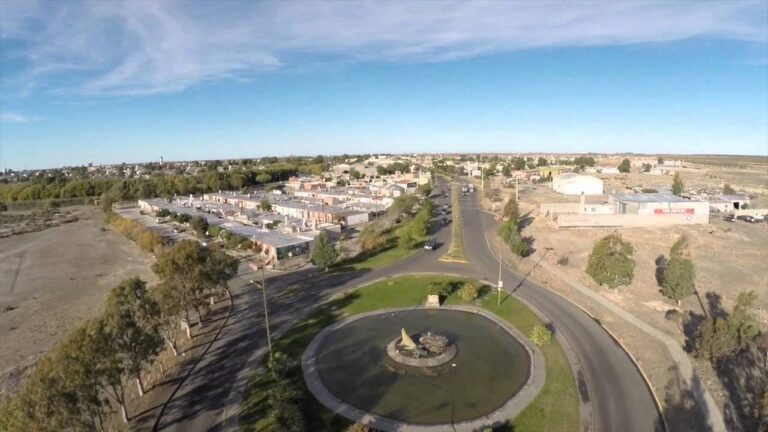 Obra vial en construcción en la Ruta Nacional 25