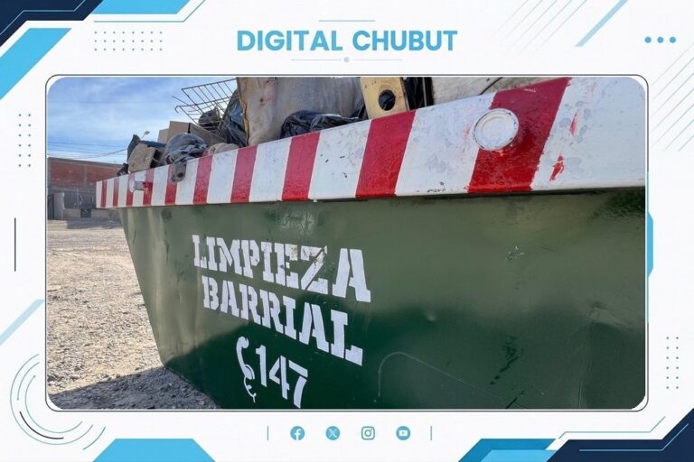Contenedores para residuos voluminosos en la vía pública de Puerto Madryn