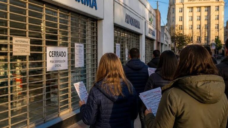 Trabajadores de Autofarma en Santa Cruz