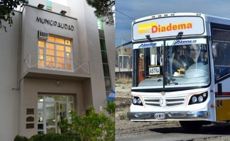 Colectivo de Transporte Diadema en Comodoro Rivadavia