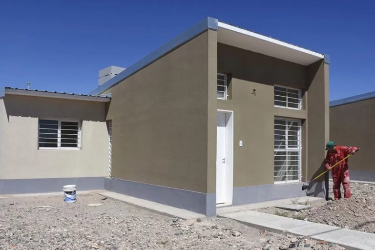 Imagen ilustrativa de viviendas en construcción en Plottier, Neuquén