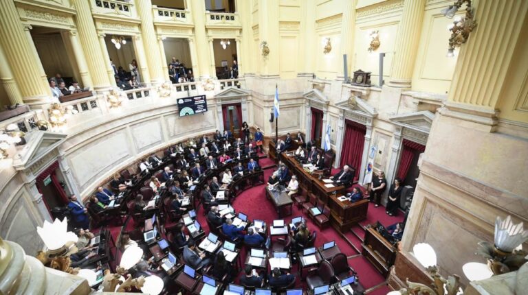 Senado de la Nación Argentina durante una sesión
