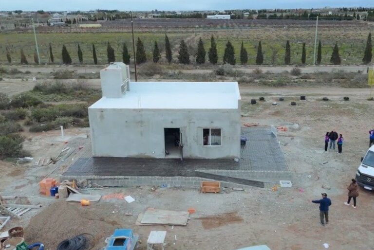 Obras de infraestructura en un club deportivo de Chubut